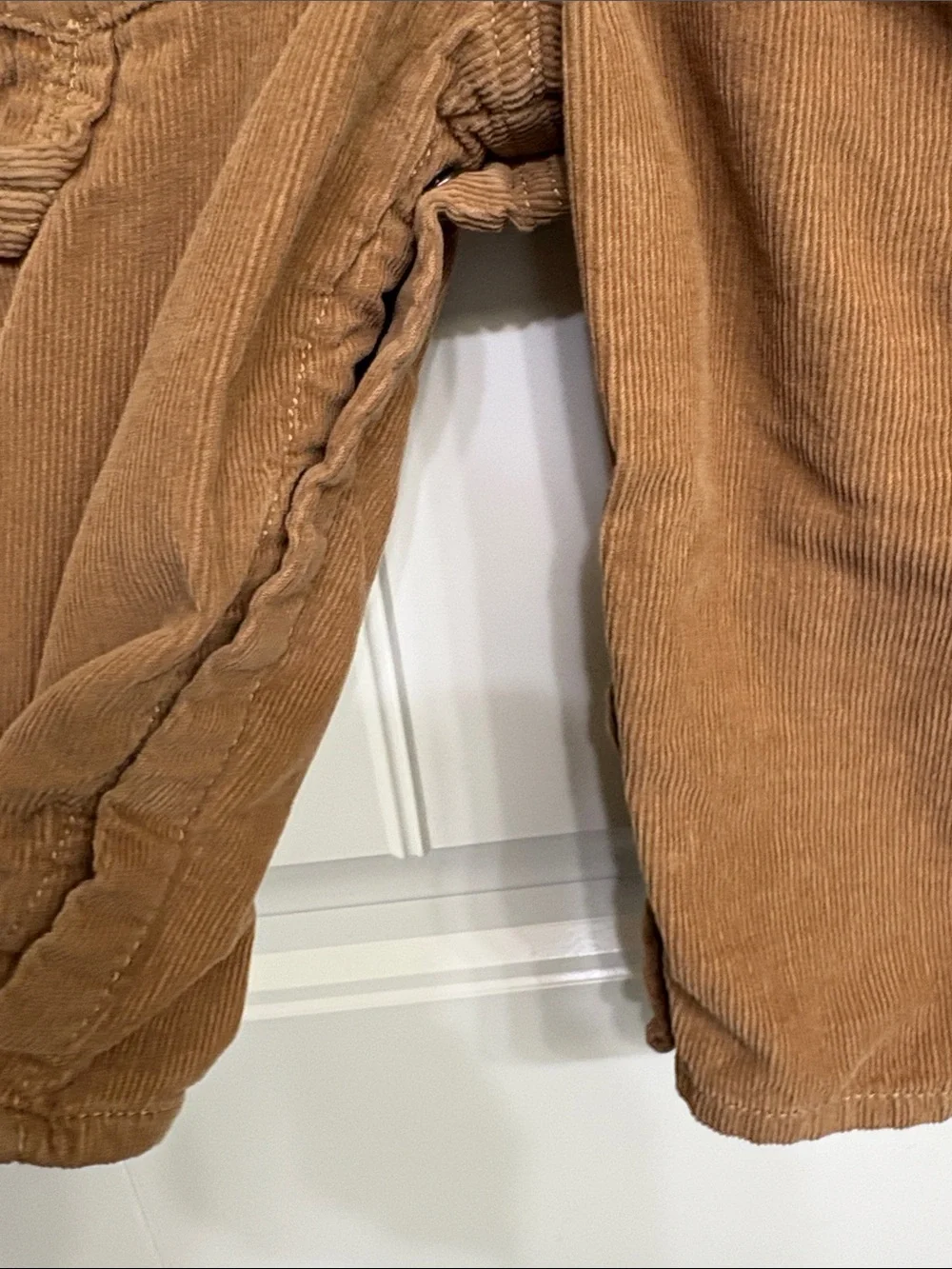 OshKosh B'gosh Tan Brown Corduroy Kids Overalls‎